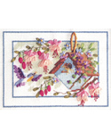 Birdhouse - Silk Ribbon: This cute birdhouse makes a good beginning silk ribbon project.