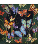 Butterfly Pillow: Enjoy this colorful assortment of butterflies fluttering on your pillow.