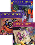1996, 1997, 1998  Cross Stitch Calendars-Set of 3