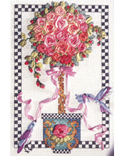 Topiary - Silk Ribbon: This stunning topiary will be the centerpiece of your framed projects.