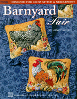 Cross-stitch or needlepoint--the choice is now yours! You will love the versatility of these classic designs from Nancy Rossi. Use wool for needlepoint or embroidery floss for cross stitch. Your fabric, count and thread selections will determine the finished size from a small accent pillow to a large sofa pillow.