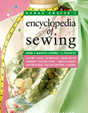 Encyclopedia of Sewing:  Encyclopedia of Sewing is a must for everyone who sews, no matter what your skill level. In the elegant style of Kooler Design Studio’s previous encyclopedias, these 240 pages are wonderfully filled with the history of sewing, basic techniques, custom details, quilting, home décor, and embellishments. Also included are garment techniques with small-scale practice patterns, and 12 projects by top designers, with something for every skill level. Projects include a retro apron, mixed
