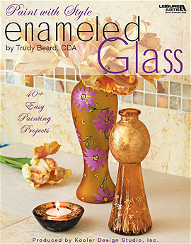With vintage charm and a contemporary twist, Trudy Beard’s painted glass projects are sure to add sparkle to your life.  Inspired by the simple designs and floral patterns of enameled glassware from centuries past, Trudy uses today’s acrylic enamels to transform inexpensive glassware into artistic accents for your home and patio.