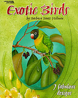 Barbara Baatz Hillman’s exotic birds shine with brilliant colors and enchanting personalities.