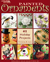 Paint the holidays colorful and bright with charming ornaments created by 11 talented decorative artists for Kooler Design Studio. Whether your style is playful pets, elegant flowers, or folksy angels, you'll find a delightful way to express yourself and revel in the spirit of the season. Enjoy ornaments throughout the year with Easter and Halloween projects, too. These ornaments come in collections of three or more to make lovely sets for yourself or cherished friends.