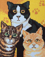 Pixel-Hobby is a new mini-mosaic craft. Ideal for anyone from 8 - 80. With it you can create beautiful designs from ready-to-assemble kits.