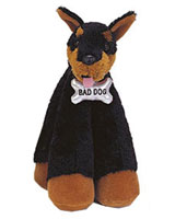 Funny Feet lets this "Bad Dog" stand alone as it barks .