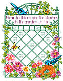 Grandchildren Are Flowers - PDF: Commemorate the names of all your grandkids with this beautiful garden design. 