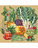 Vegetable Medley - PDF: Get the places on your table harvest-ready with this fall-fresh vegetable medley. Used as foyer décor, kitchen or on a mantle, the soft Autumn hues make this piece a welcome sight among Fall decor.
Makes for a great Thanksgiving present, give it to someone celebrating a special occasion this Fall or give to your favorite hostess!