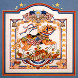 Yankee Doodle Dandy brings images of ponies and patriotic spirit, beauty of country and the good people in it.