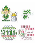 Spring Collection - PDF: A new collection of adorable St. Patrick's Day and other Spring motifs.
