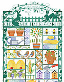 Garden Sampler : This delightful Garden Sampler is pieced like a quilt