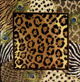 Take a walk on the wild side because animal print is in! This animal print piece would bring a bit of drama to a traditionally designed room as pillow. The kit includes Persian wool yarn, needle, easy-to-follow instructions, and full-color deign printed on 12 mesh canvas.