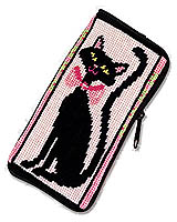 Bring this cat just about everywhere you go. This will amaze your friends with our eyeglass/cellphone case. Design by Linda Gillum from Kooler Design Studio.