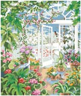 A lovely winter greenhouse
