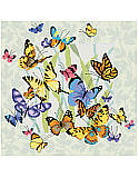 Butterfly Collage - PDF: Hang this charming butterfly collage in your space to breathe new life into your home.
