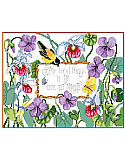 The Best Things - PDF: What better way to tell a story of what's important in life than with this cheerful cross stitch. This beautiful floral design with a sentiment that reads, “The best things in life aren’t things,” reminds us all that material objects aren’t worth more than family, friends, love, and even a little sunshine.
