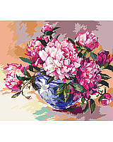Infuse your décor with the fresh beginnings of Spring inspired by this beautifully pink toned bouquet. This classic still life by Nancy Rossi brings timeless elegance to any room. This painterly style cross stitch will appeal to anyone who appreciates the romance of the majestic peony.

