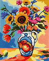 Flowers Awash in Vibrant Colors!