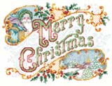 The Merry Christmas greeting gets an Old World meets New World makeover. 