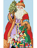 Jolly Santa & Toys - PDF: Santa is delivering toys to good boys and girls!
Decorate your space in jolly charm with this Santa cross stitch design from Kooler.
