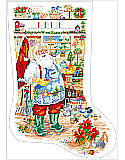 Welcome to My Garden Stocking - PDF: Hang this classic Santa Gardening stocking by your chimney with care as a festive accent, then fill it with gardening gifts and surprises for a merry Christmas morning.

