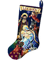 The true meaning of Christmas is detailed in this Holy Night vignette under the Star of the East!