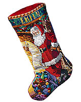 His list Stocking is Designed by Nancy Rossi from Kooler Design Studio