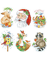 Bring the joy of the forest into your home and onto your tree with these lovely wildlife creatures and Santa, himself, ornaments.