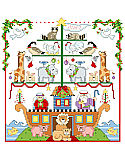 Noah's Ark Christmas - PDF: A doubly cheerful, twice blessed crew decks the halls of Noah's Ark in anticipation of gifts of peace, sunshine and dry land. 