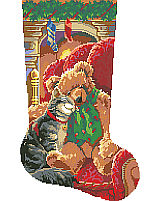 Christmas Cuddles is a classic stocking that will warm your heart. 