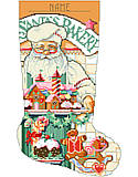 Baker Santa Stocking - Chart