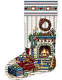 Home For Christmas Heirloom Stocking - PDF: Home For Christmas is another of our coveted Heirloom Stockings designed by Sandy Orton. 