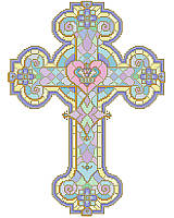 Display your faith with this beautiful stained glass cross in rich jewel tones and gold. 
An inspirational design for a housewarming gift, wedding gift, holidays, birthdays or any occasion.
