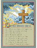 The Old Rugged Cross - PDF: A powerful message & traditional design! Bring your faith into your space with this rustic style cross stitch sampler showcasing an elegant typographic design and bold cross accent. Featuring the hymn: "I will cling to the old rugged cross and exchange it someday for a crown".
