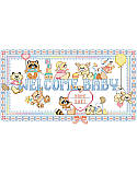 Welcome Baby Animals Birth Record - PDF: Beavers and bears and raccoons, oh my! Sweet baby animals adorn this "Welcome Baby" sign perfectly suited to celebrate a little one's arrival. Personalize for an adorable gift for any new mom to brighten a nursery. 
