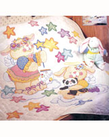 Welcome the new baby of your family with these delightful angel bunnies.