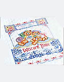 Baby-Bears on Toile Quilt