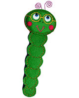 Linda Gillum's Funny Face Felt Friends are finally available for purchase online. Meet BOOKWORM - He's sure to be your favorite new reading partner.