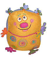 Linda Gillum's Funny Face Felt Friends are finally available for purchase online. Meet IZOG - He's sure to be your favorite new pillow buddy.