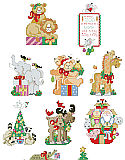 Noah’s Friends Ornaments - PDF: Welcome a new baby with this cheerful and lively collection of Noah’s Ark theme ornaments full of adorable and unusual animals such as moose, alligators and skunk. This collection of 10 detailed and charming ornaments will liven up any tree. 