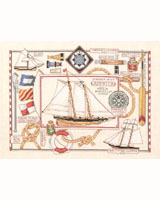 Add this nautical piece to your wall décor at your cabin or seaside home.