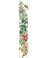 The unique beauty found in each of the Four Seasons captured in this Counted Cross Stitch bell pull design. 