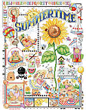 Summer Daze Sampler - PDF: Spring into summer fun! With this sampler featuring adorable bears playing outdoors. From blowing bubbles to making sandcastles at the beach, these cuties are sure to put a smile on your face! 

