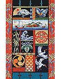 Oriental Sampler: Take a trip to the Orient! Enjoy this counted cross stitch design by Kooler Design studio and Nancy Rossi. Enjoy all the flavor and serenity of the Orient with this wonderfully detailed sampler.