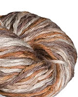 In 8 variegated colors, this Bamboo and superwash merino yarn has a luxurious drape, worsted weight for great versatility.