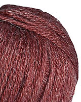 This is a fascinating blend of Superwash Merino, Linen and Silk, in 14 solid and variegated colors of DK weight yarn. Excellent for sweaters and your home.