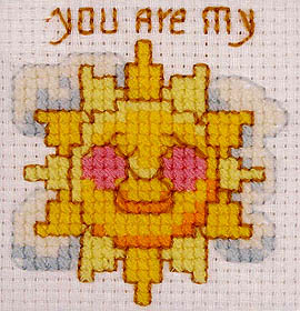You Are My Sunshine Cross Stitch Kit