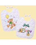 B' Is For Baby bib pair