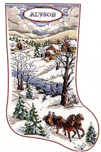 Leisure Arts Donna Kooler's Ultimate Stocking Collection Up, Up, And Away  Cross Stitch ePattern - Leisure Arts